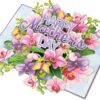 Mothers Day 3D Pop Up Orchid Butterfly Greeting Card