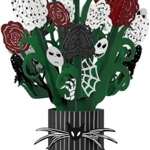Nightmare Before Christmas Pop Up Spooky Bouquet Card
