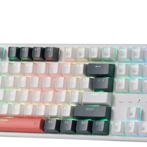 RGB Mechanical Gaming Keyboard 108 Keys Hot-Swappable Red