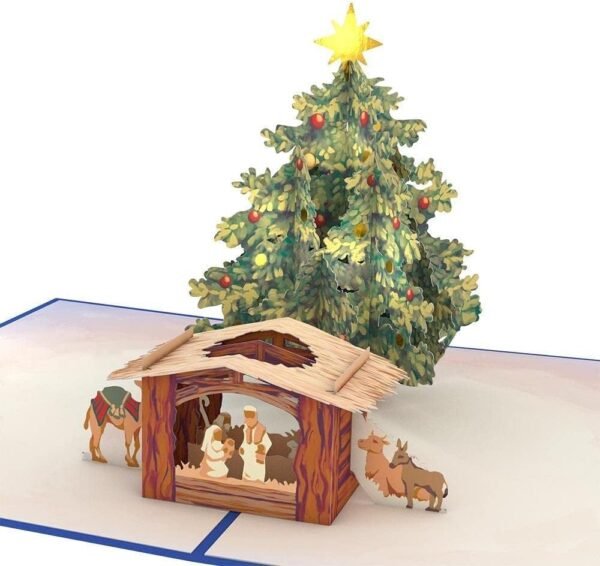 Christmas Pop Up Card 3D Holiday Greeting