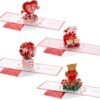 Valentine's Day Pop Up Card 4 Pack Assortment