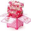 3D Flower Bouquet Pop Up Card Valentine Gift for Her