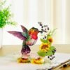 3D Pop Up Birthday Card Hummingbird Sunflower