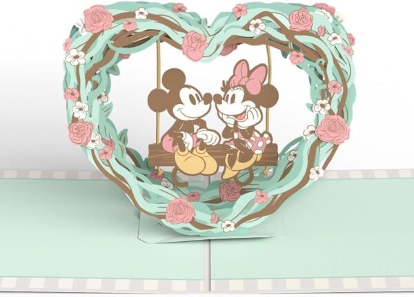 Disney Mickey Minnie Pop Up Card 3D Greeting