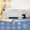 2 75% Wireless RGB Mechanical Keyboard Hot-Swappable Knob