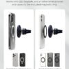2 Magnetic Air Vent Car Phone Mount Universal Secure Holder