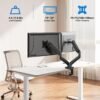 Dual Monitor Desk Mount Adjustable Arms VESA Stand