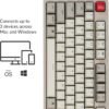 2 104-Key Wired Mechanical Mac Windows Keyboard Brown Switch