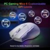 2 Ergonomic Wired Gaming Mouse 7200 DPI RGB Adjustable