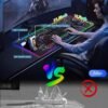 2 XXL RGB Gaming Mouse Pad with Fast Wireless Charging