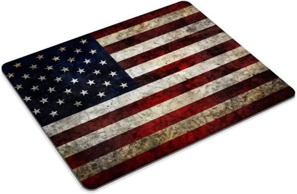 United States Flag Mouse Pad Non-Slip Rubber Desk Accessory