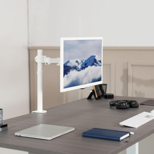 Single Monitor Arm Desk Mount Adjustable VESA Stand