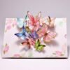 2 Butterfly 3D Pop Up Birthday Anniversary Greeting Card