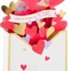 2 3D Valentine's Day Pop Up Card for Family Love