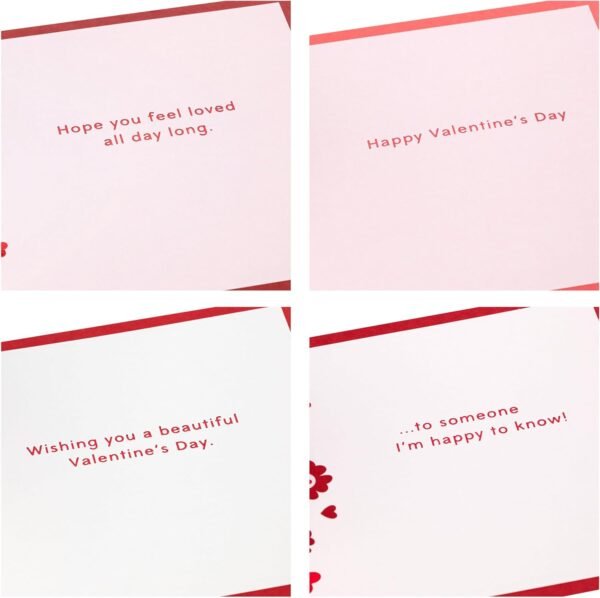Valentine's Day Pop Up Card 4 Pack Assortment