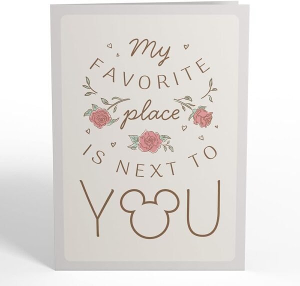 Disney Mickey Minnie Pop Up Card 3D Greeting