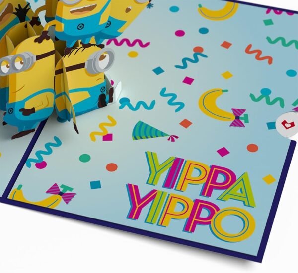 Despicable Me Minions 3D Pop Up Birthday Card Kids