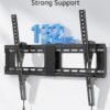 3 Tilting TV Wall Mount Low Profile Fits Large Screens