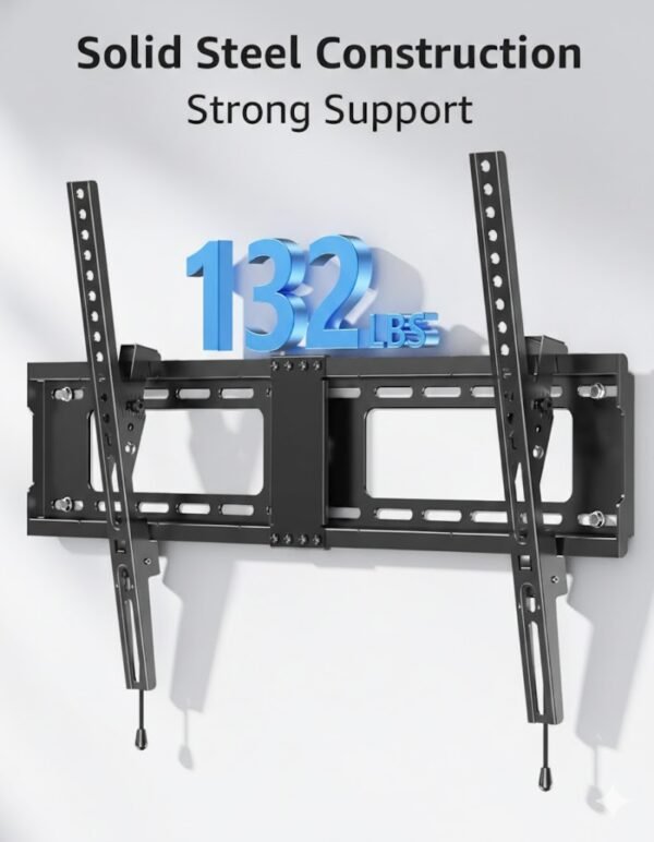 3 Tilting TV Wall Mount Low Profile Fits Large Screens