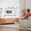 Full Motion TV Wall Mount Articulating Tilt Swivel Arm