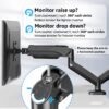 Dual Monitor Desk Mount Adjustable Arms VESA Stand