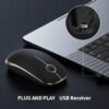3 Slim Wireless Mouse Quiet Portable Nano Receiver Laptop