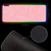 Pink RGB Gaming Mouse Pad XL LED Desk Mat