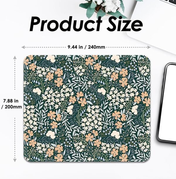 3 Square Cloth Mouse Pad Non-Slip Rubber Stitched Edge