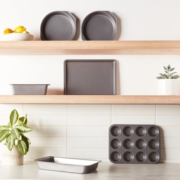 6-Piece Nonstick Carbon Steel Bakeware Set Oven-Safe