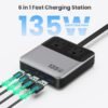 135W GaN USB C Charging Station Power Strip Hub