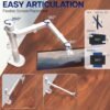 Single Monitor Arm Desk Mount Adjustable VESA Stand