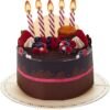 3 Pop Up Birthday Card Chocolate Cake