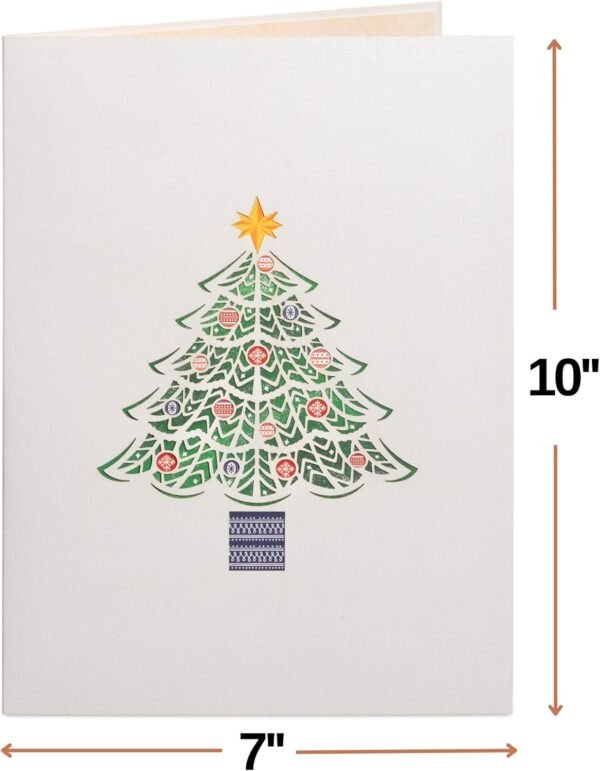 3D Pop Up Christmas Tree Card Holiday Gift