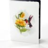 3D Pop Up Birthday Card Hummingbird Sunflower