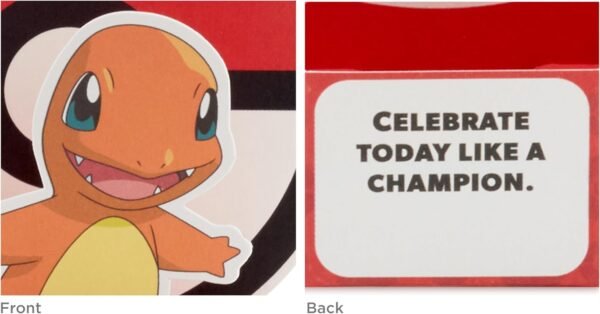 Pokemon Mini 3D Pop Up Valentine Cards Gift for Kids