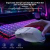 4 Ergonomic Wired Gaming Mouse 7200 DPI RGB Adjustable