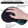 Ergonomic Mouse Pad with Gel Wrist Support 2-Pack