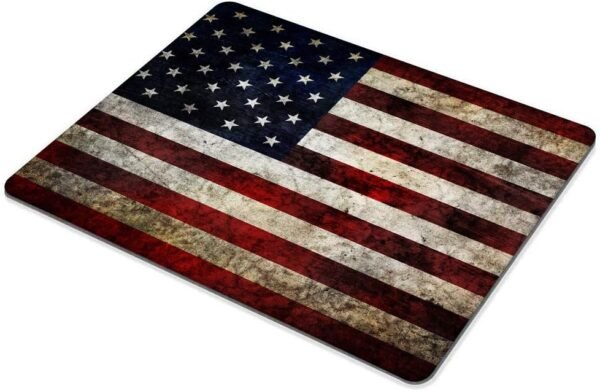 United States Flag Mouse Pad Non-Slip Rubber Desk Accessory