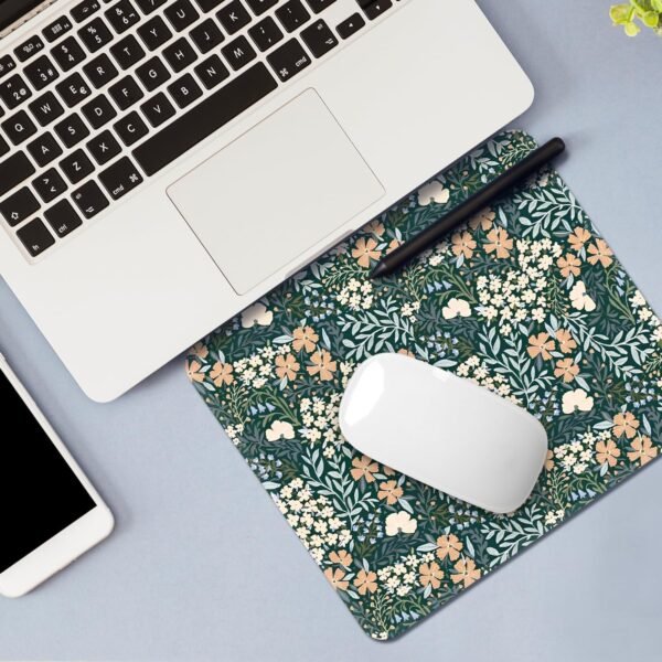 4 Square Cloth Mouse Pad Non-Slip Rubber Stitched Edge