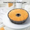 4 Non-Stick 9.5" Round Tube Cake Pan Bakeware Mold