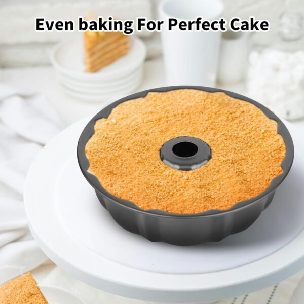 4 Non-Stick 9.5" Round Tube Cake Pan Bakeware Mold