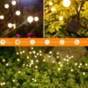 Solar Garden Lights 4-Pack Outdoor Firefly Patio Decoration