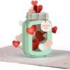 Valentines Day 3D Love Jar Pop Up Card