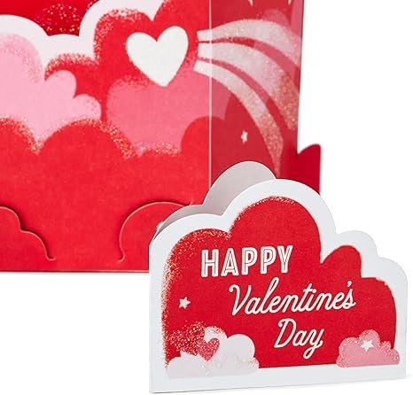 Valentine's Day Pop Up Card Moon and Back