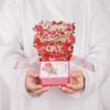 3D Flower Bouquet Pop Up Card Valentine Gift for Her