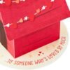 Snoopy Woodstock 3D Pop Up Valentine Card for Kids