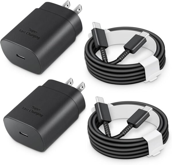 25W USB C Fast Charger with Cable Compact PD