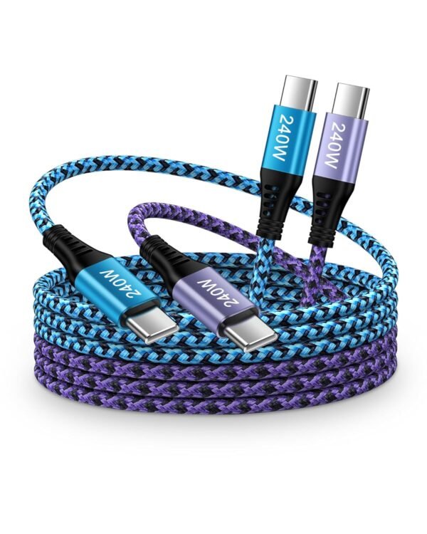 240W USB C to C Fast Charging Cable 2Pack