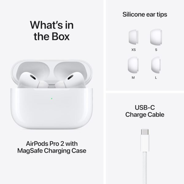 Wireless Earbuds Pro 2 USB-C ANC White