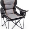 Heavy Duty Folding Camping Chair Portable Outdoor Seat with Cupholders